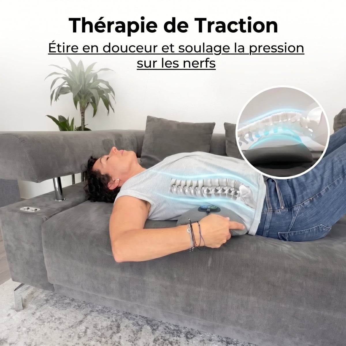 Masseur Melvyra™ 3 en 1 | Thérapie Dorsale Complète - Melvyra